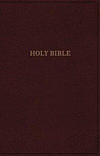 KJV, Deluxe Reference Bible, Super Giant Print, Imitation Leather, Burgundy, Red Letter Edition (Imitation Leather)