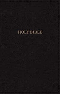 KJV, Deluxe Thinline Reference Bible, Imitation Leather, Black, Red Letter Edition (Imitation Leather)