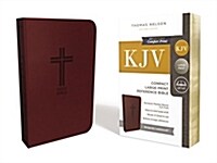 KJV, Reference Bible, Compact, Large Print, Imitation Leather, Burgundy, Red Letter Edition (Imitation Leather)