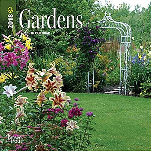 Gardens 2018 Calendar (Calendar, Mini, Wall)