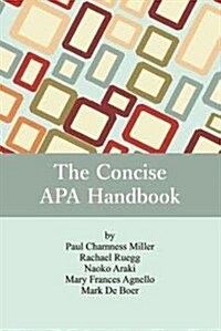 The Concise Apa Handbook (Hardcover)