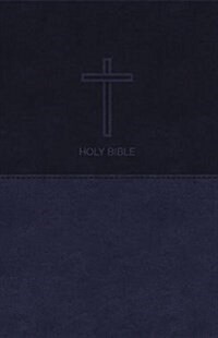 NKJV, Value Thinline Bible, Standard Print, Imitation Leather, Blue, Red Letter Edition (Imitation Leather)