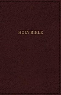 KJV, Deluxe Reference Bible, Super Giant Print, Imitation Leather, Burgundy, Indexed, Red Letter Edition (Imitation Leather)