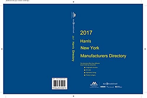 Harris New York Manufacturers Directory 2017 (Paperback)