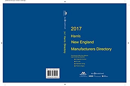 Harris New England Manufacturers Directory 2017 (Paperback)