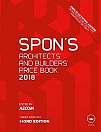 Spons Architects and Builders Price Book 2018 (Hardcover)