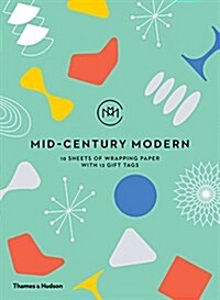 Mid-Century Modern: Gift Wrapping Paper Book (Miscellaneous print)
