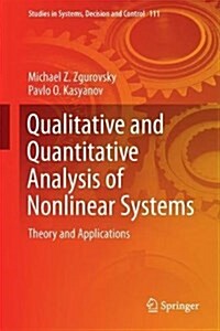 [중고] Qualitative and Quantitative Analysis of Nonlinear Systems: Theory and Applications (Hardcover, 2018)