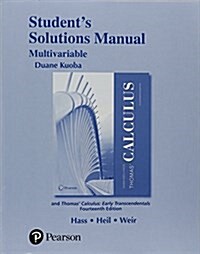 Student Solutions Manual for Thomas Calculus, Multivariable (Paperback, 14)