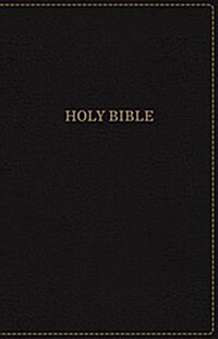 KJV, Thinline Bible, Large Print, Imitation Leather, Black, Indexed, Red Letter Edition (Imitation Leather)