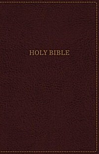 KJV, Thinline Bible, Large Print, Imitation Leather, Burgundy, Indexed, Red Letter Edition (Imitation Leather)