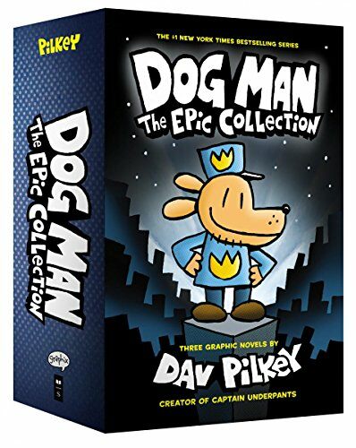 Dog Man #1~3 Boxed Set : The Epic Collection 도그맨 3종 세트 (Hardcover 3권)