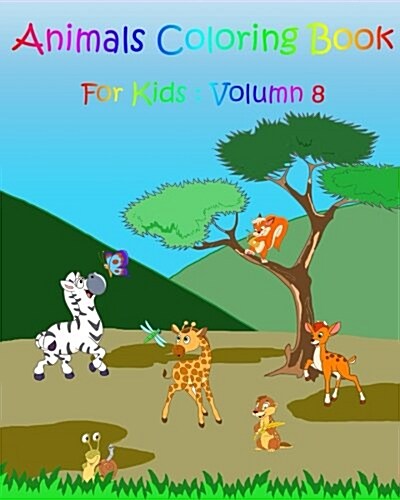 Coloring Books for Kids: Animals: Stress Relief Coloring Book (Paperback)