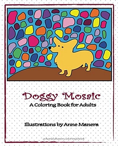 Doggy Mosaic a Coloring Book for Adults (Paperback)