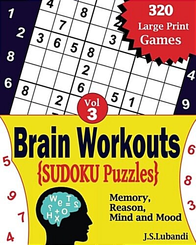 Brain Workouts Sudoku(numbered) Puzzles (Paperback)