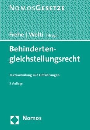 Behindertengleichstellungsrecht: Textsammlung Mit Einfuhrungen - Rechtsstand: 15. Februar 2018 (Paperback, 3)