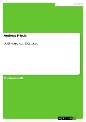 Software on Demand (Paperback)