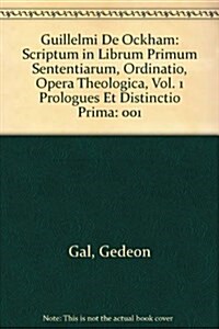 Guillelmi De Ockham (Hardcover)