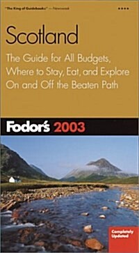 Fodors 2003 Scotland (Paperback, 18th)