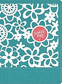 Niv, Beautiful Word Coloring Bible for Girls, Leathersoft Over Board, Teal: Hundreds of Verses to Color (Hardcover)
