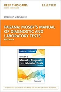 Mosbys Manual of Diagnostic and Laboratory Tests (Pass Code, 6th)