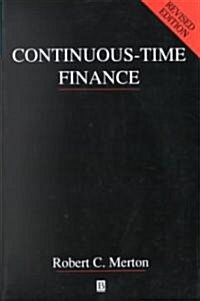 Continuous Time-Finance Rev (Paperback, Revised)