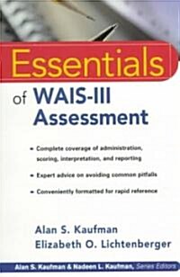 Essentials of Wais-III Assessment (Paperback)