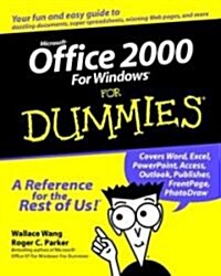 [중고] Microsoft Office 2000 for Windows for Dummies (Paperback)