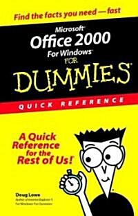 Microsoft Office 2000 for Windows for Dummies Quick Reference (Paperback)