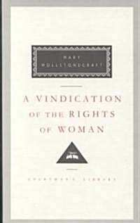 A Vindication of the Rights of Woman: Introduction by Barbara Taylor (Hardcover)