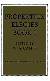 Propertius: Elegies : Book 1 (Paperback)