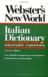 [중고] Websters New World Italian Dictionary, Concise Edition (Paperback)