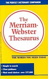 The Merriam Webster Thesaurus (Paperback, Reissue)