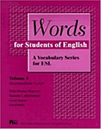 [중고] Words for Students of English, Vol. 3: A Vocabulary Series for ESL (Paperback)