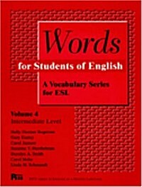 [중고] Words for Students of English, Vol. 4: A Vocabulary Series for ESL (Paperback)
