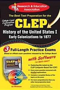 The Best Test Preparation for the Clep History Of The United States I (Paperback, CD-ROM)