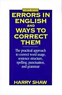 Errors in English and Ways to Correct Them (Paperback, 4)