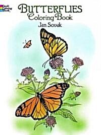 Butterflies Coloring Book (Paperback)