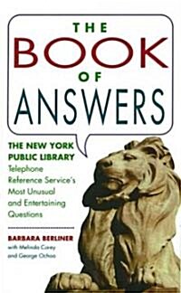 [중고] Book of Answers: The New York Public Library Telephone Reference Service‘s Most Unusual and Enter (Paperback)
