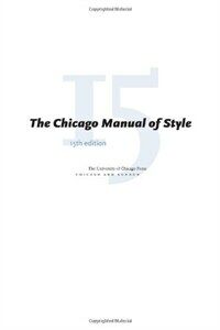 The Chicago manual of style 15th ed