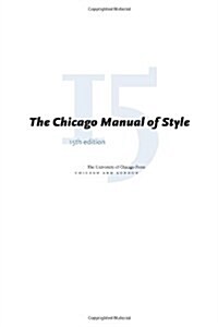 [중고] The Chicago Manual of Style (Hardcover, 15th)