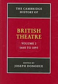 The Cambridge History of British Theatre (Hardcover)