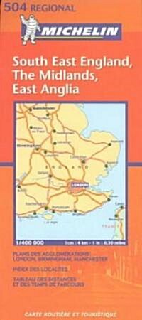 Michelin South East England, the Midlands, East Anglia (Map, FOL)