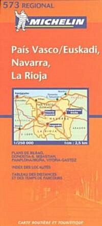 Michelin Pais Vasco/Euskadi, Navarra, LA Rioja (Map)