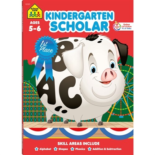 School Zone Kindergarten Scholar (Paperback)