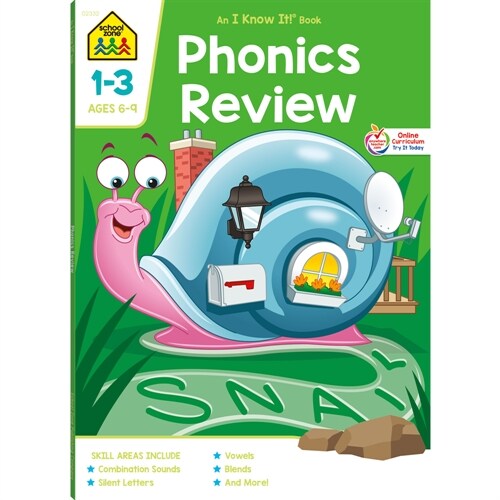 School Zone Phonics Review (Paperback)