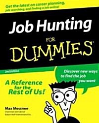 Job Hunting for Dummies. (Paperback, 2, Revised)