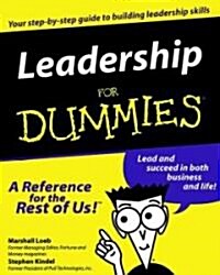 [중고] Leadership for Dummies (Paperback)