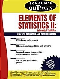 Schaums Outline of Elements of Statistics II: Inferential Statistics (Paperback)