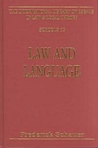 Law and Language (Hardcover)